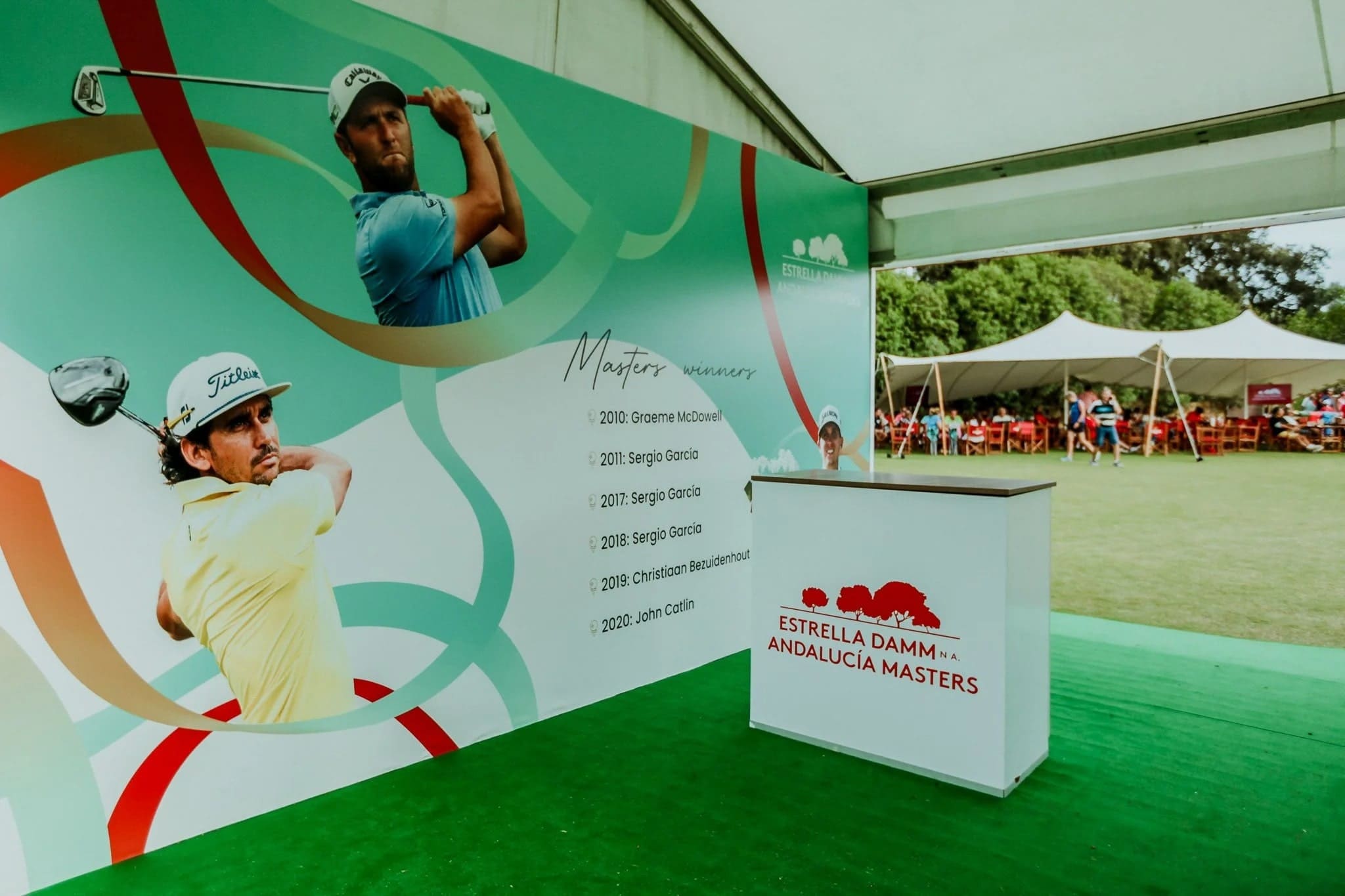 Vista del campo durante el Estrella Damm N.A. Andalucía Masters