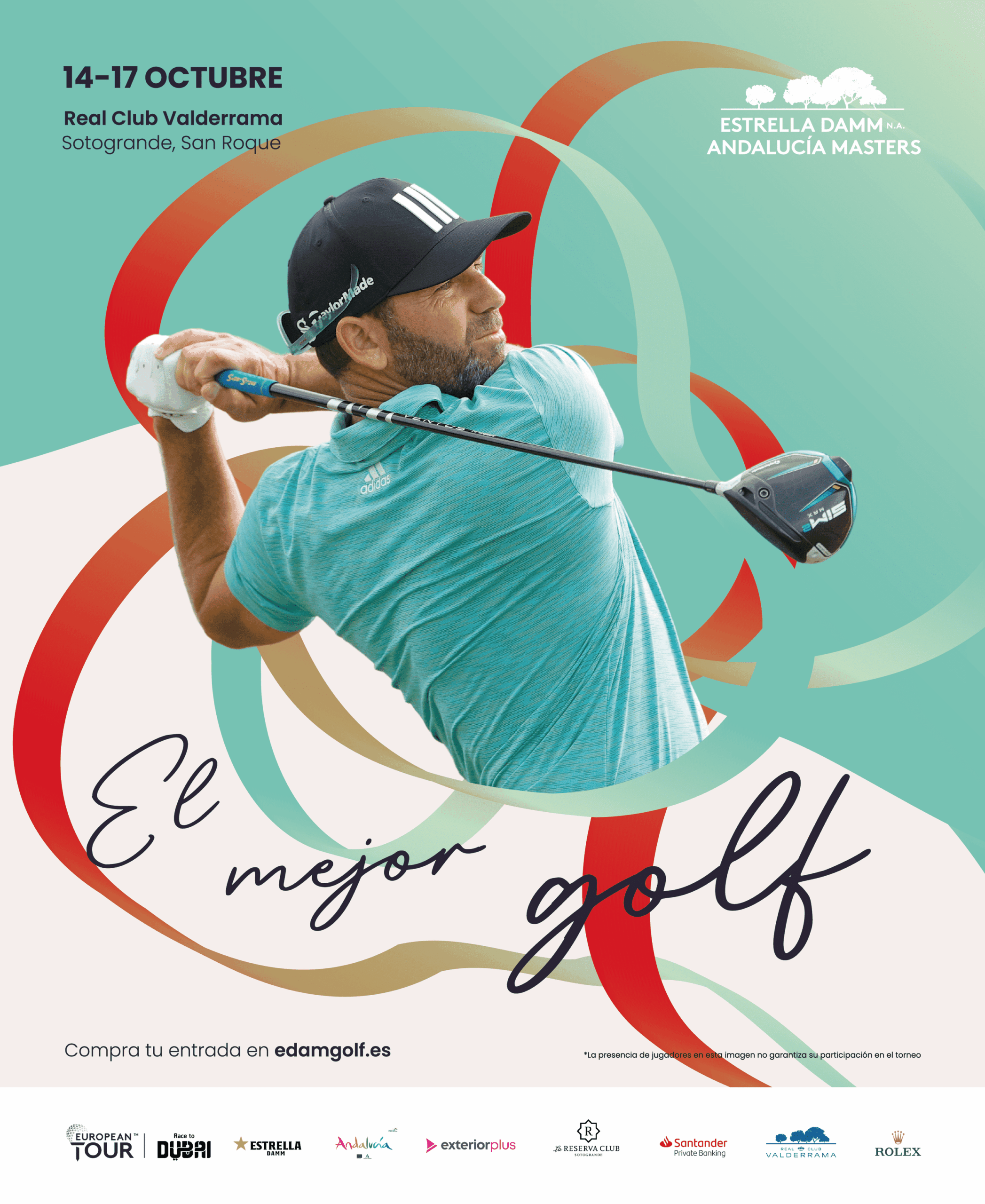 Mockups de cartelería y soportes gráficos del torneo